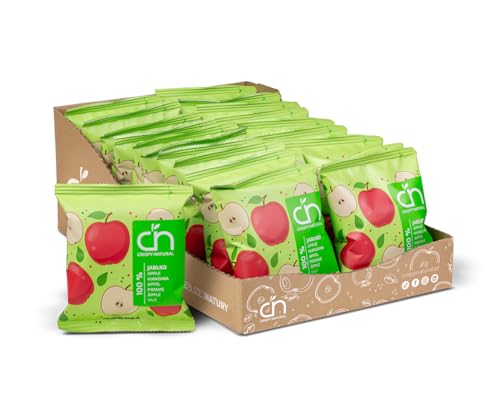 Crispy Natural Apfel Chips 24x18G Natürliche Knusprig Getrocknete Fruchtchips Gesunde Snack Ohne Zuckerzusatz Glutenfrei Ballaststoffquelle Kleine Packungen Crispy Natural Apfel Chips 24x18G Natürliche Knusprig Getrocknete Fruchtchips Gesunde Snack Ohne Zuckerzusatz Glutenfrei Ballaststoffquelle Kleine Packungen von Crispy Natural