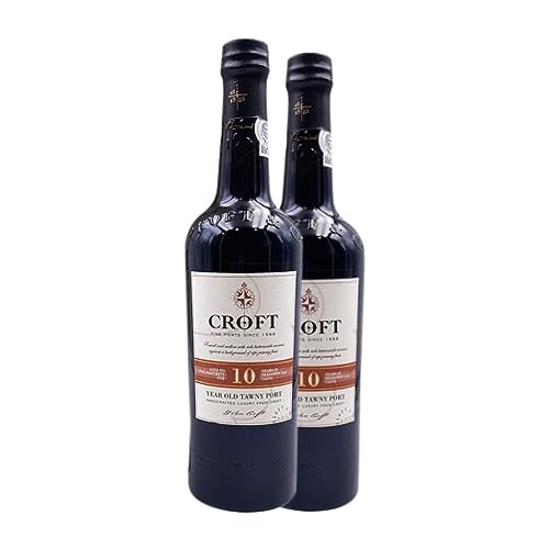 Croft Port Tawny Porto 10 Jahre 75 cl (Schachtel mit 2 Flaschen von 75 cl) von Croft Port