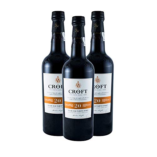 Portwein Croft 20 years - Dessertwein - 3 Flaschen von Croft