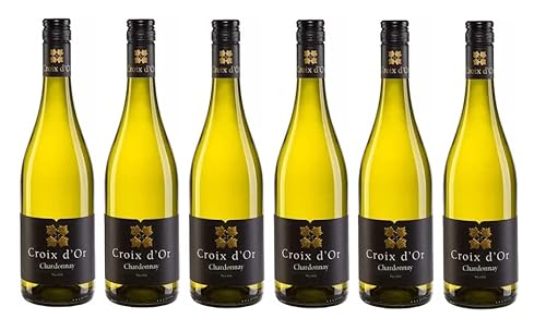 6x 0,75l - Croix d'Or - Chardonnay - Pays d'Oc I.G.P. - Languedoc - Frankreich - Weißwein trocken von Croix d'Or