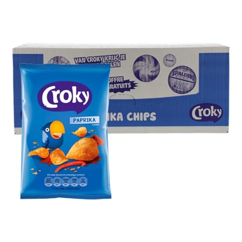 Croky Chips Gourmet Paprika, 20 x 40g von Croky