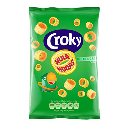 Croky Hula Hoops Bolognese Chips 75G Croky Hula Hoops Bolognese Chips 75G von Croky