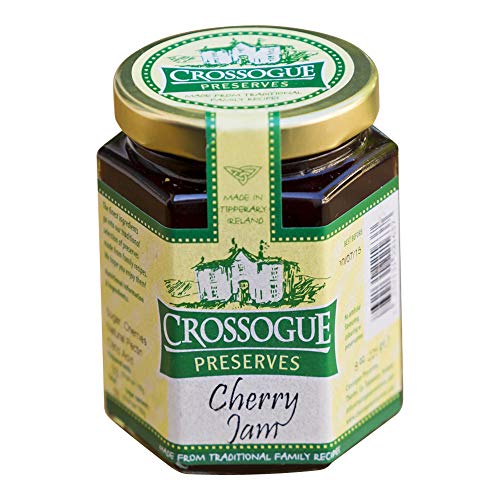 Cherry Jam (Kirschmarmelade) ohne künstliche Farbstoffe, Aromen oder Konservierungsstoffe, hausgemacht in Irland von Crossogue Preserves
