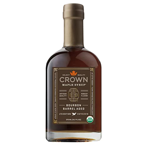 Ahornsirup - Bourbon Barrel Aged Maple Syrup von Crown Maple 375 ml - Vegan - Glutenfrei - amerikanischer Premium Maple Syrup - der wohl reinste Ahornsirup der Welt - ideal zu Pancakes von Crown Maple