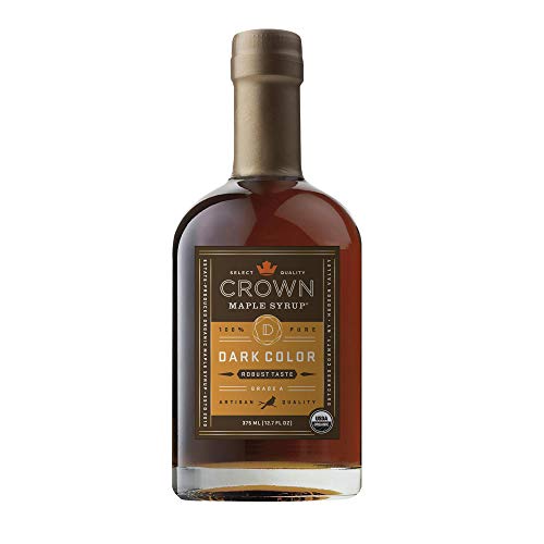 Ahornsirup - Dark Color Maple Syrup von Crown Maple 375 ml - Vegan - Glutenfrei - amerikanischer Premium Maple Syrup - der wohl reinste Ahornsirup der Welt - ideal zu Pancakes von Crown Maple