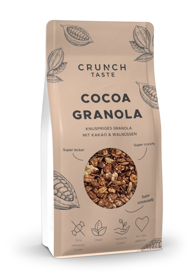 Granola mit Kakao & Walnüssen Granola mit Kakao & Walnüssen von Crunchtaste GmbH