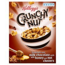 Kellogg's Crunchy Nut Chocolate Curls Honey & Nut Clusters 450G von Crunchy Nut