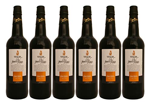 Cruz Conde Vinagre Puro de Vino - spanischer Weißweinessig, 6er Pack (6 x 750) von Cruz Conde