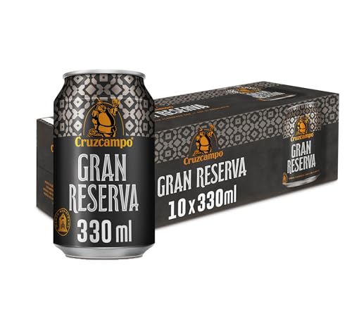 Bier Cruzcampo Gran Reserva 10x33cl (Box 10 Dosen) von Cruzcampo