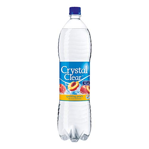 Crystal Clear Prickelnder Pfirsich-Geschmack 6 PET-Flaschen x 1,5 Liter von Crystal Clear