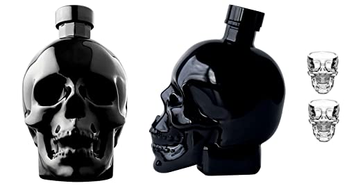 CRYSTAL HEAD ONYX AGAVE VODKA 70 CL MIT 2 GLÄSERN von Crystal Head