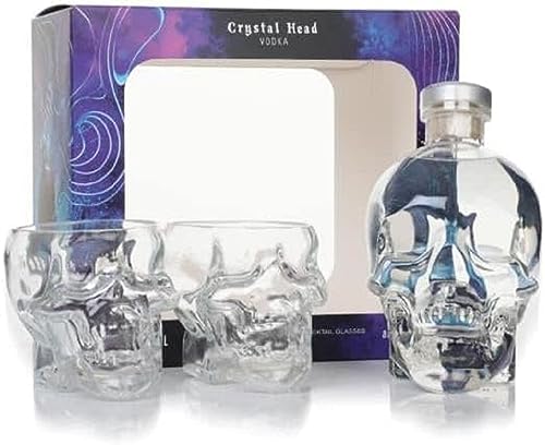 Crystal Head Vodka 40% Vol. 0,7l in Geschenkbox mit 2 Gläsern von Crystal Head