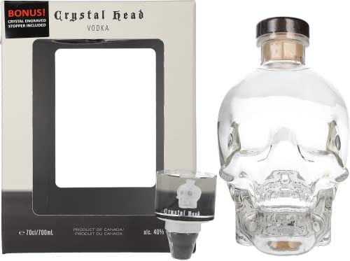 Crystal Head Vodka 40% Vol. 0,7l in Geschenkbox mit Glasstopper von Crystal Head
