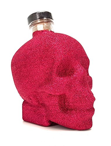 Crystal Head Vodka 0,7l 700ml (40% Vol) - Totenkopf - Bling Bling Glitzer Glitzerflasche Flaschenveredelung für besondere Anlässe - Hot Pink -[Enthält Sulfite] von Crystal Head