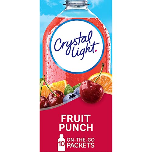 2x Crystal Light On The Go Fruit Punch Drink Mix je 10-Count Boxes aus den USA von Crystal Light