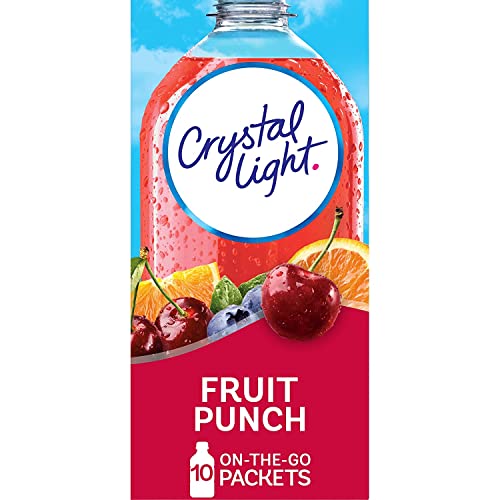 2x Crystal Light On The Go Fruit Punch Drink Mix je 10-Count Boxes aus den USA von Crystal Light