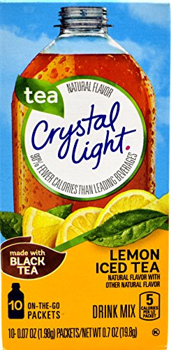 Crystal Light Lemon Iced Tea, 10 On-the-Go Packets (Pack of 4) von Crystal Light