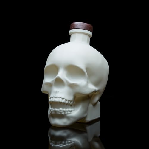 1 Flasche Crystal Head BONE Limited Halloween Edition 2023 Vodka 0.7 l 40% vol (Matte Knochenoberfläche) von CrystalHeadVodka