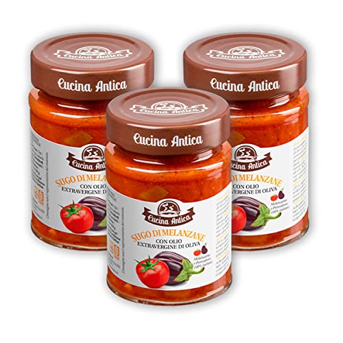 Cucina Antica - Auberginen-Sauce - 3 Gläser à 190 g von Cucina Antica