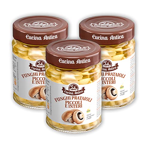 Cucina Antica - Ganze Prataioli-Pilze - 3 Gläser à 230 g von Cucina Antica