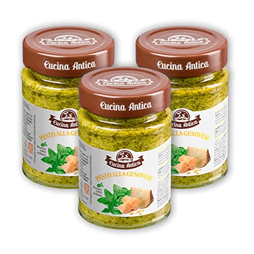 Cucina Antica - Pesto alla Genovese - 3 Gläser à 180 g von Cucina Antica