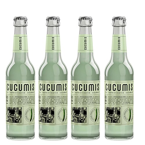 Cucumis - Gurkenlimonade 4er - 4 x 0,33l inkl. Pfand 0,32€ MEHRWEG Pfand von Cucumis