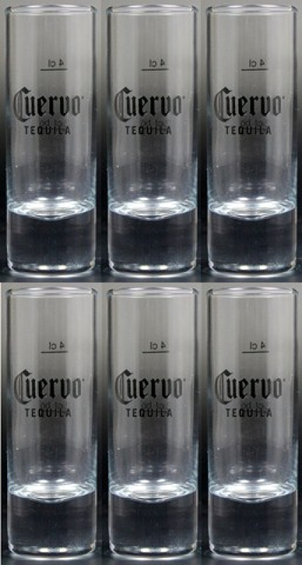 6 Cuervo Tequila Glas Stamper 5 cl von Cuervo
