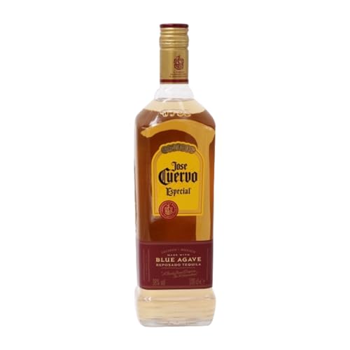 Jose Cuervo Especial Reposado Original Tequila Mexiko (1 x 1,0 l) – mexikanischer Tequila mit 38 % Vol. Alkohol von ‎Jose Cuervo