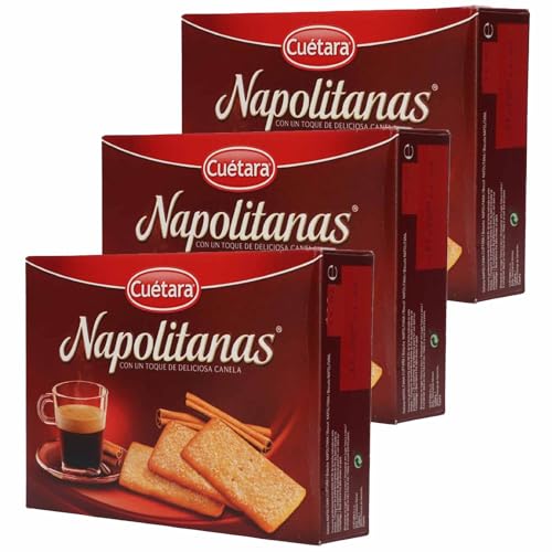 Cuétara Napolitanas Zimtplätzchen 500 gr. - [Pack 3] von Cuétara