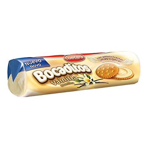 Galletas Cuetara Bocaditos Rellena De Crema De Vainilla 150gr von Cuetara