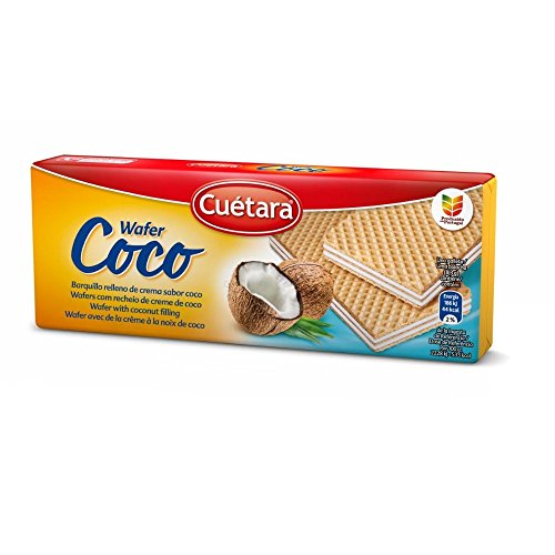 Galletas Cuetara Frescoco Barquillos Rellena De Crema De Coco 150gr von Cuetara