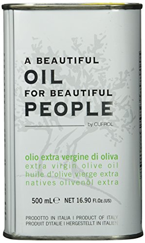 Cufrol Olio Extra Vergin di Oliva "Beautiful Oil for Beautiful People" | italienisches Bio-Olivenöl | 500 ml | traditionelle Herstellung von Cufrol