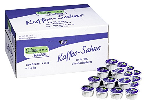 Cuisine Noblesse Kaffeesahne 10 prozent, 1er Pack (1 x 2.4 kg) von Cuisine Noblesse