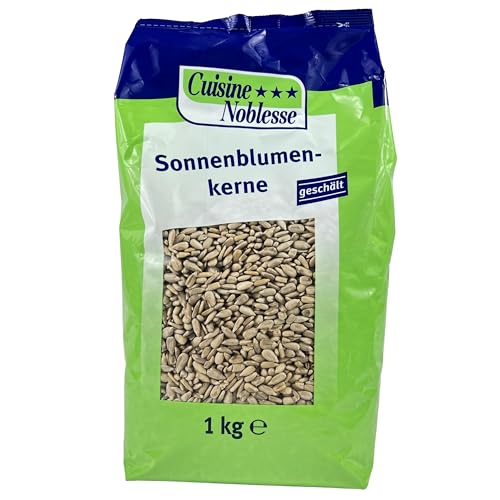 Cuisine Noblesse - Premium Sonnenblumenkerne geschält & ungesalzen 1 kg Packung in Gastro-Qualität - 100% Naturrein vollaromatisch ideal zum Kochen, Backen und als Snack von Cuisine Noblesse