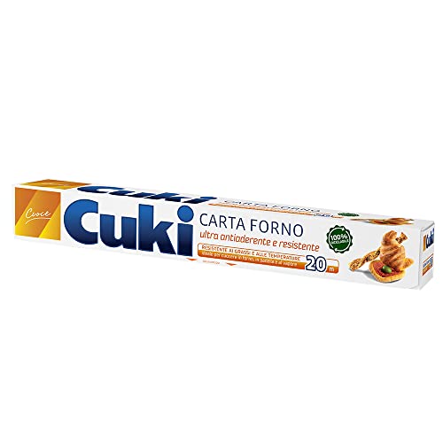 Cuki Backpapier - Antihaft, langlebig, 25 Meter Roll von Cuki