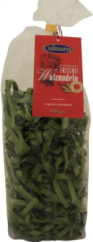 Culinaria BioFeinkost, Culinaria Frischei Walznudeln Spinat 500g von Culinaria Bio Feinkost