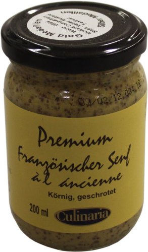 Culinaria Französischer Premium Senf körnig 200ml Culinaria Französischer Premium Senf körnig 200ml von Culinaria Bio Feinkost
