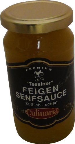 Culinaria Tessiner Feigen Senfsauce Süßlich scharf 260g von Ewbob