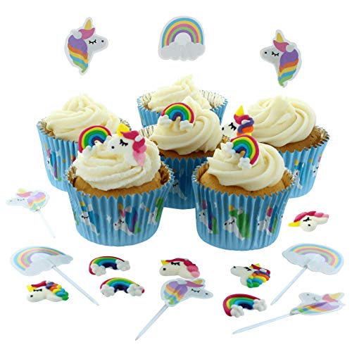 Culpitt Einhorn-Cupcake-Dekorationen. Culpitt Einhorn-Cupcake-Dekorationen. von Culpitt