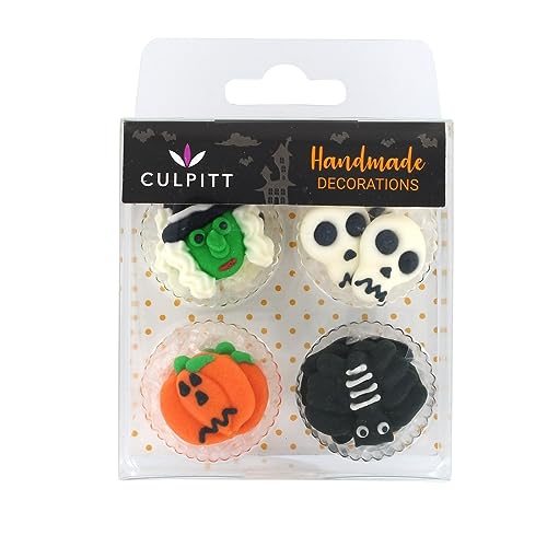 Halloween Edible Sugar Cake Decorations - Pack of 12 von Culpitt