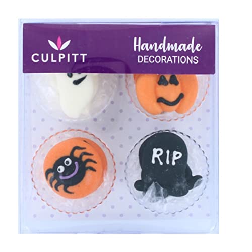 Halloween RIP Sugar Cake Decorations - 12 PK von Culpitt