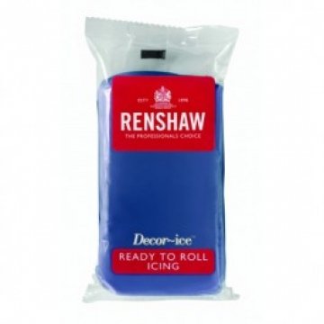 Renshaw Powder Blue Sugarpaste - 250g Ready Roll Icing von Culpitt