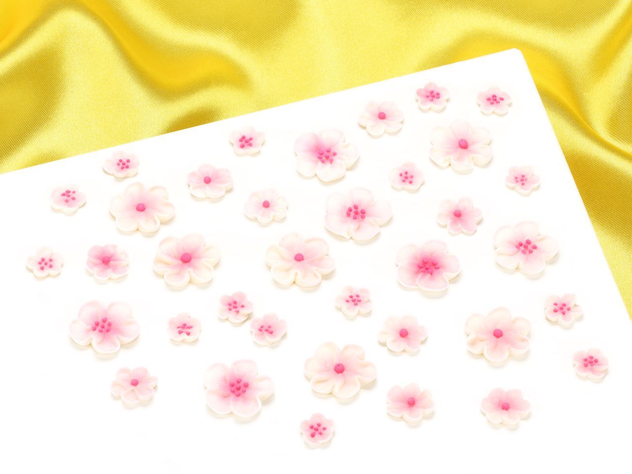 Zuckerdekor Blüten pink 36 Stück von Culpitt