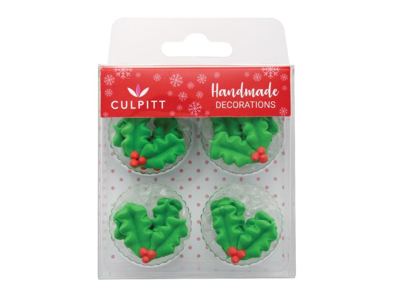 Zuckerdekor Ilexblätter 20 mm 12 Stück Zuckerdekor Ilexblätter 20 mm 12 Stück von Culpitt
