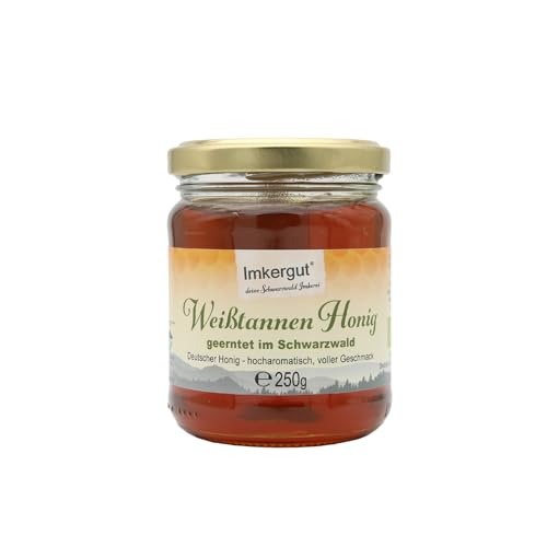 Deutscher Tannenhonig Schwarzwald, Weißtannenhonig, Bio Imkerhonig, 250g Glas, Imkergut Deutscher Tannenhonig Schwarzwald, Weißtannenhonig, Bio Imkerhonig, 250g Glas, Imkergut von Cum Natura - Imkergut