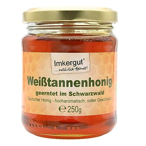 Imkergut Tannenhonig Schwarzwald, Weißtannenhonig, Bio Imkerhonig, 250g Glas von Cum Natura - Imkergut