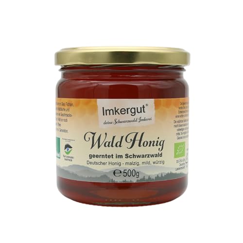 Deutscher Bio Waldhonig, Bioland Qualität aus der Traditions Imkerei im Schwarzwald, 500g Glas, Imkergut Deutscher Bio Waldhonig, Bioland Qualität aus der Traditions Imkerei im Schwarzwald, 500g Glas, Imkergut von Cum Natura - Imkergut