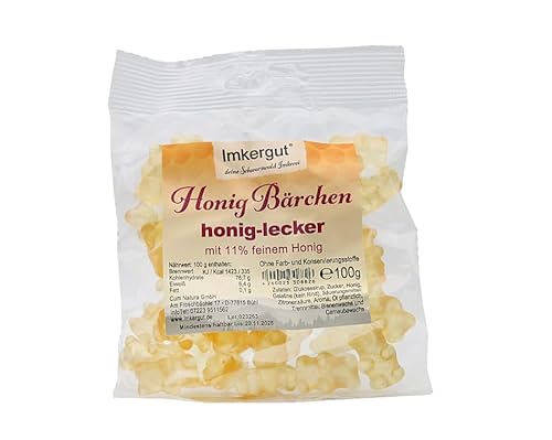 Honig Bärchen | mit echtem Honig vom Imker | 100 g Beutel | Imkergut Honig Bärchen | mit echtem Honig vom Imker | 100 g Beutel | Imkergut von Cumnatura