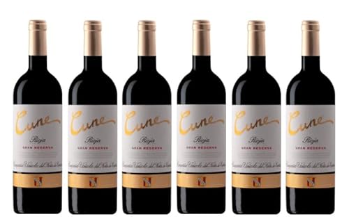 6x 0,75l - 2018er - Cune - Gran Reserva - Rioja D.O.Ca. - Spanien - Rotwein trocken von Cune