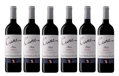 6x 0,75l - 2019er - Cune - Reserva - Rioja D.O.Ca. - Spanien - Rotwein trocken von Cune